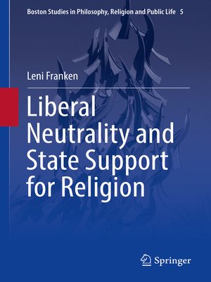 cover image of Liberal Neutrality and State Support for Religion